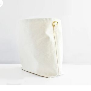 Celina Mancurti Cream Canvas Tote Bag
